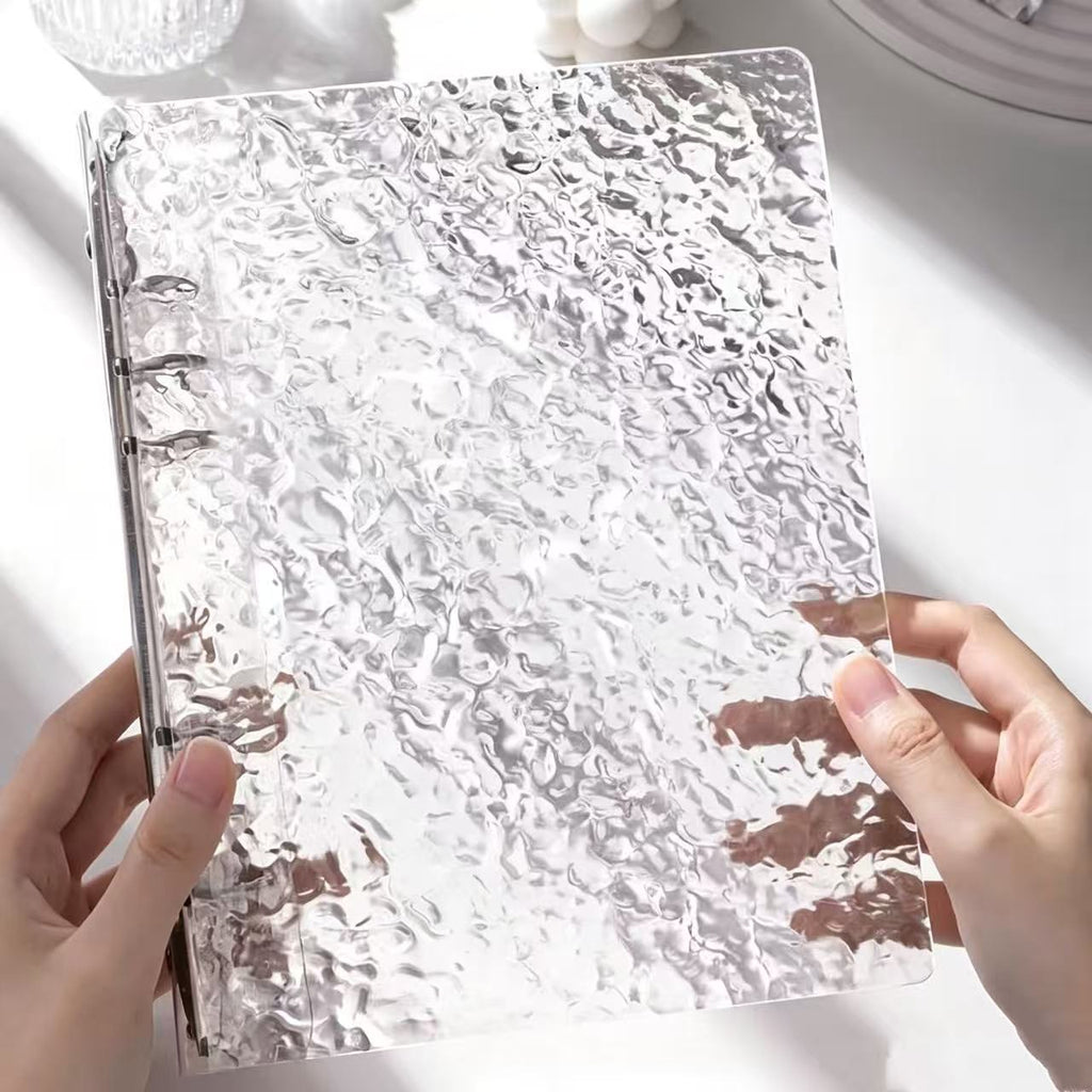 Water Ripple Acrylic Photocard Binder | A5 Loose-Leaf Album for Kpop & Blind Box Cards
